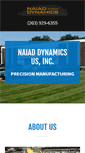 Mobile Screenshot of naiadmfg.com